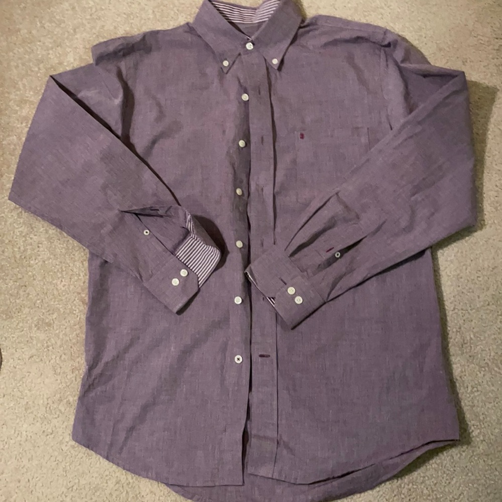 Izod long sleeve button down shirt